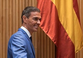 El presidente del Gobierno, Pedro Sánchez.