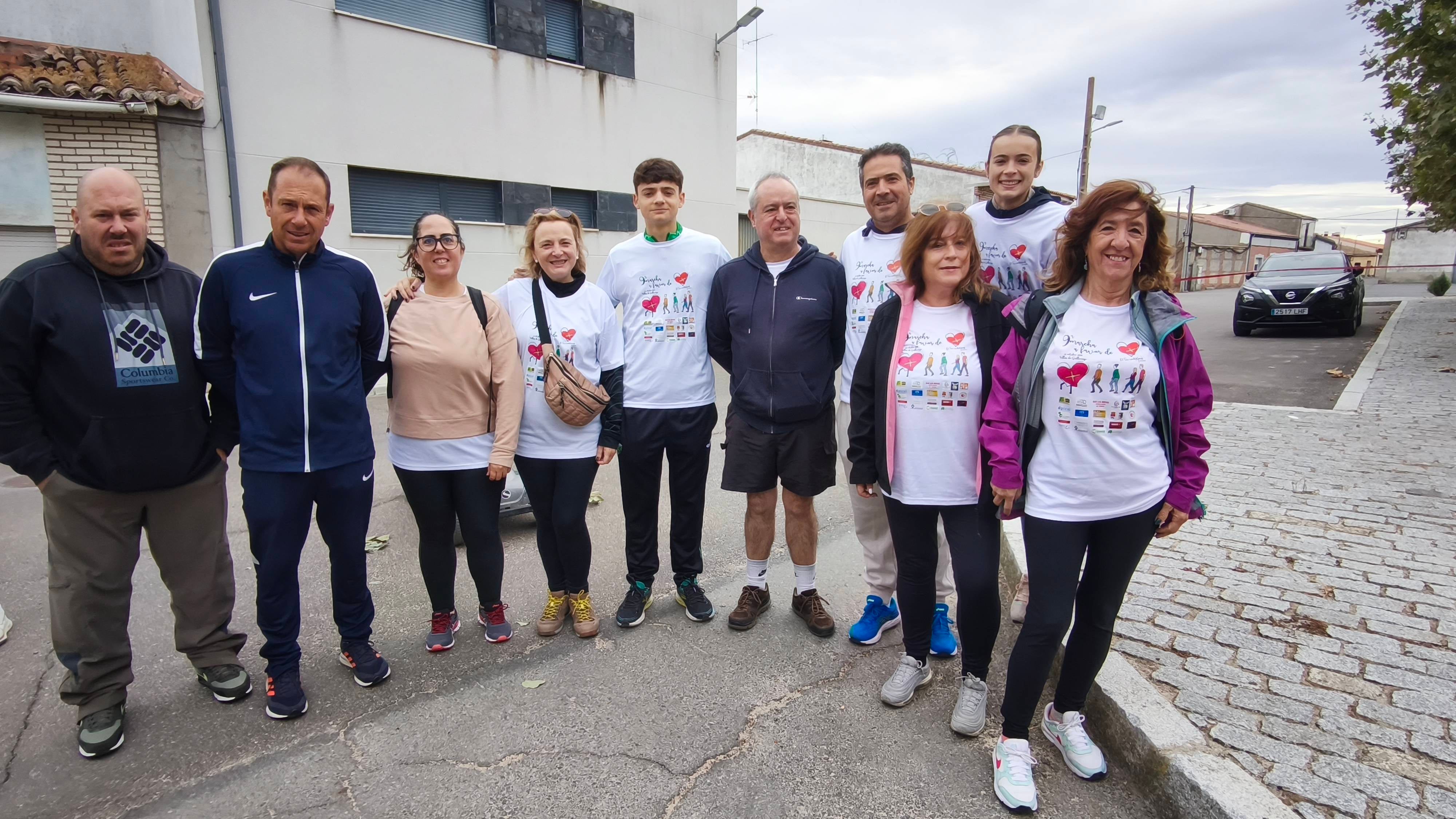 Pasos solidarios a favor del PacienteXperto desde Villar de Gallimazo