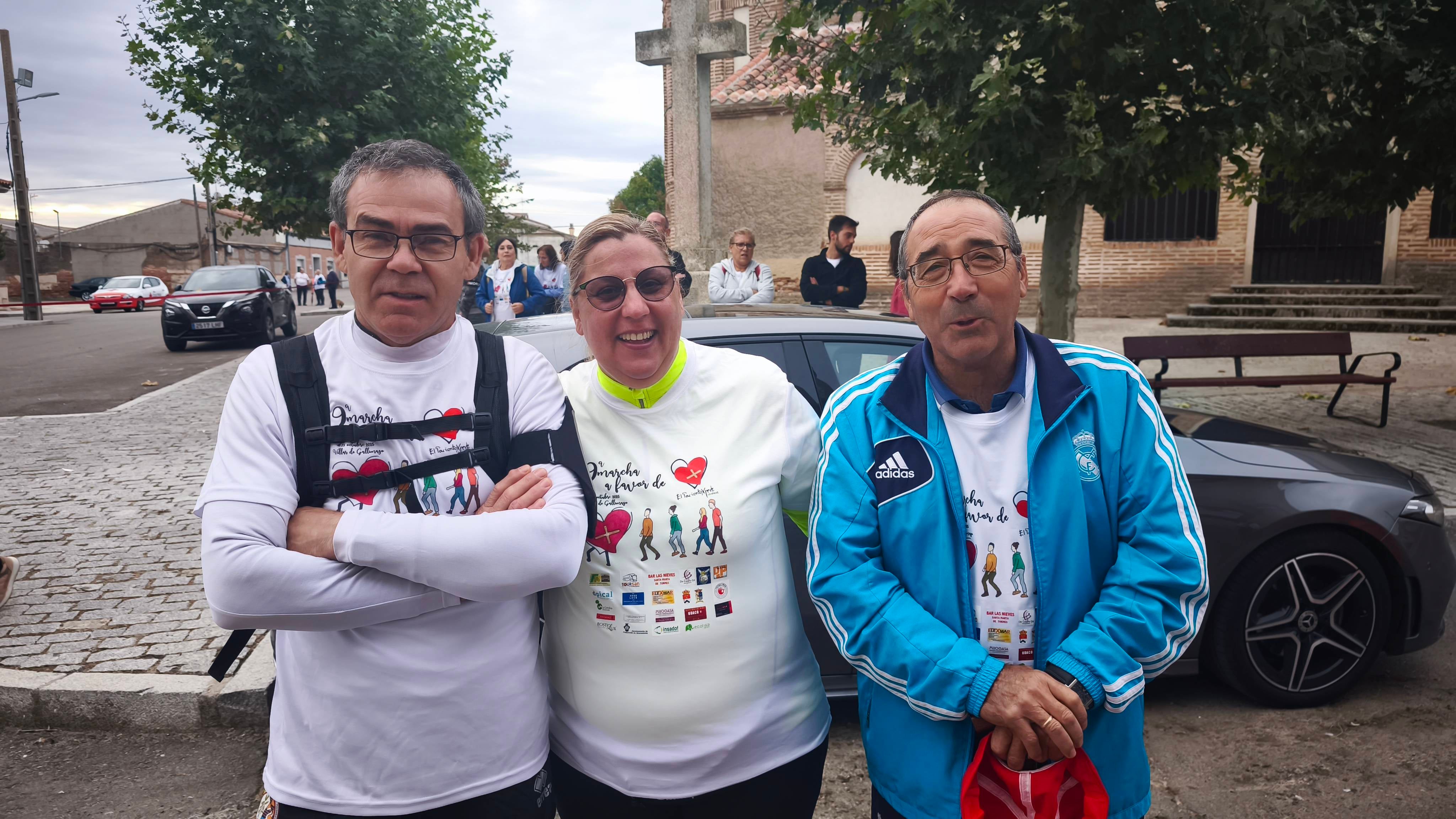 Pasos solidarios a favor del PacienteXperto desde Villar de Gallimazo