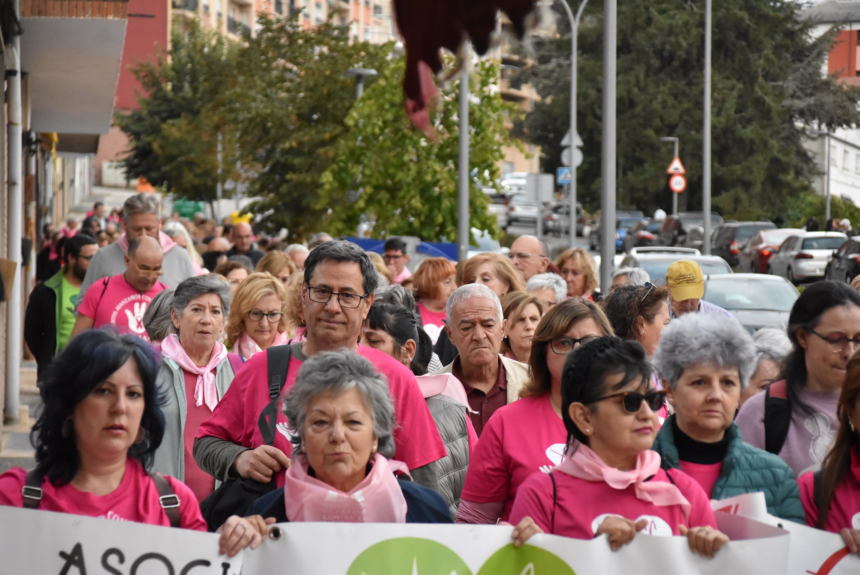 Béjar se tiñe de rosa en apoyo a la lucha contra el cáncer de mama