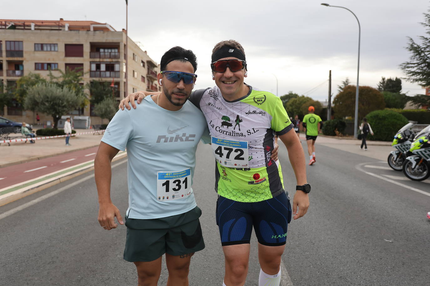Jesús Prieto y Sandra Santamaría se llevan la Media Maratón de la Diputación