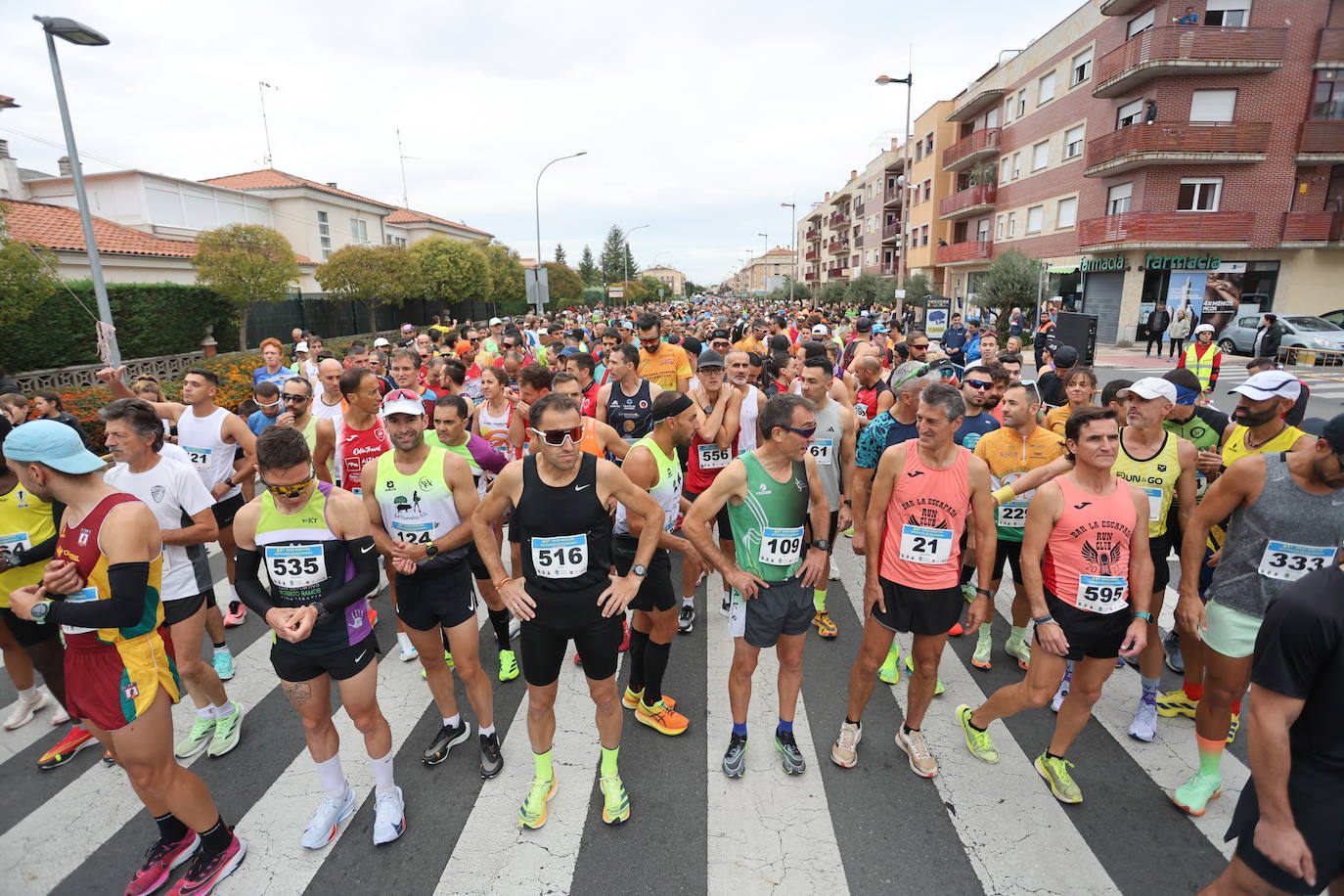 Jesús Prieto y Sandra Santamaría se llevan la Media Maratón de la Diputación