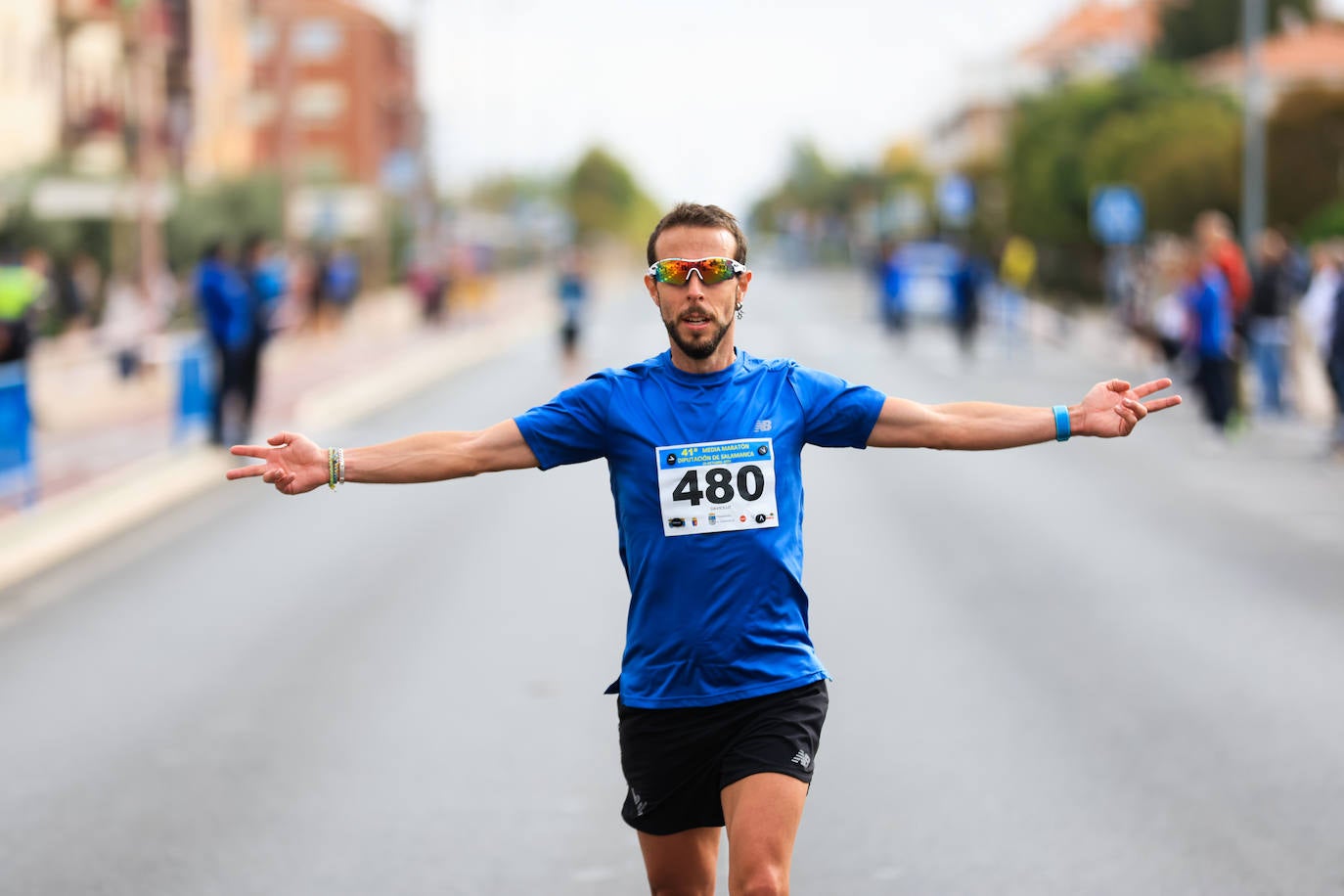 Jesús Prieto y Sandra Santamaría se llevan la Media Maratón de la Diputación