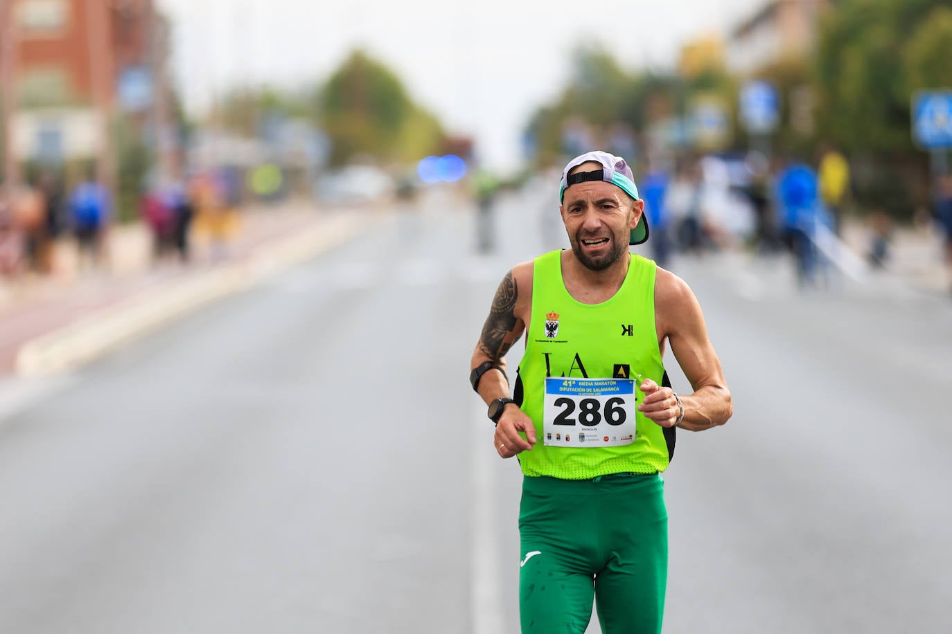 Jesús Prieto y Sandra Santamaría se llevan la Media Maratón de la Diputación