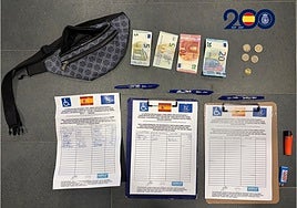 Efectos intervenidos por los agentes.