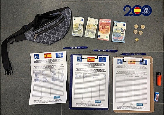 Efectos intervenidos por los agentes.