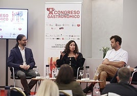 Ignacio García, Eva González y Víctor Hernández.