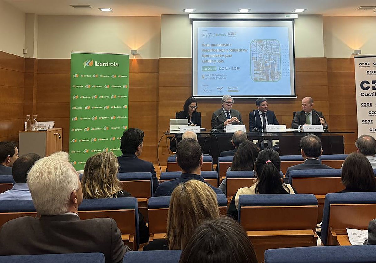 Jornada 'Hacia una industria descarbonizada y competitiva: Oportunidades para Castilla y León'.