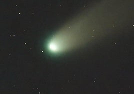 Imagen del cometa Lemmon.