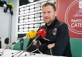 Mario Simón en la sala de prensa del Reina Sofía este viernes.