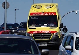Ambulancia de Sacyl.
