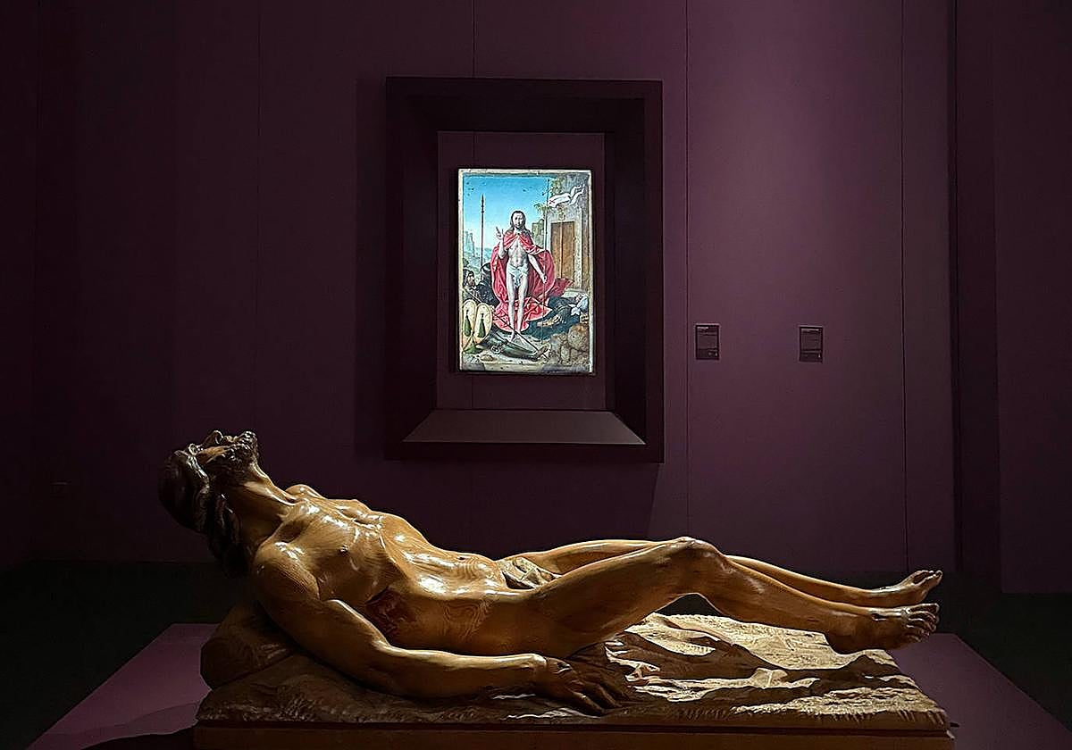'Cristo que vuelve a la vida', de Venancio Blanco, en la exposición de Zamora.