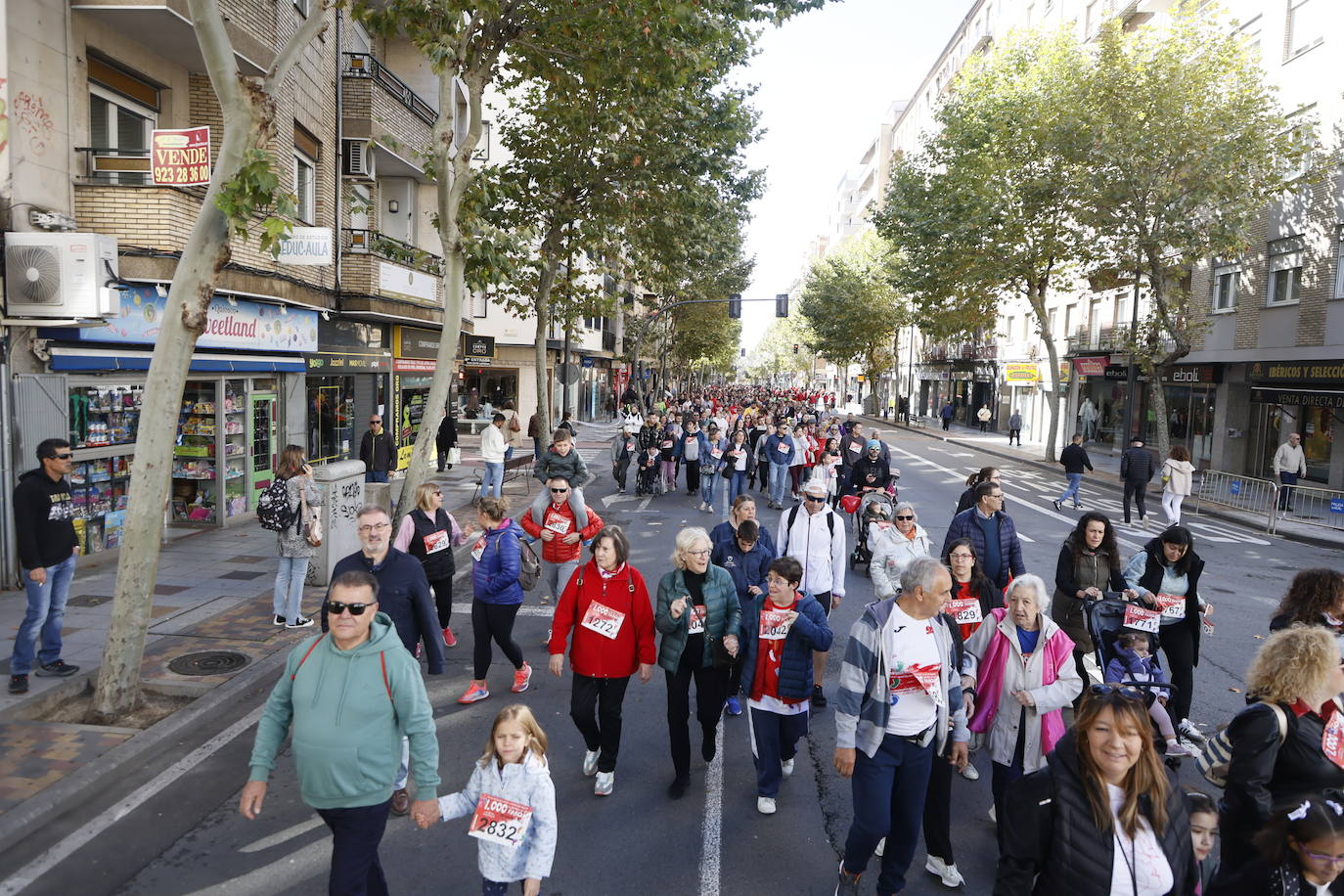 La marea roja vuelve a tomar las calles de Salamanca