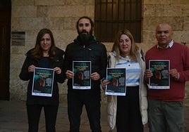 Vanesa García, Sergio Cardoso, Ana Castaño, durante la presentación