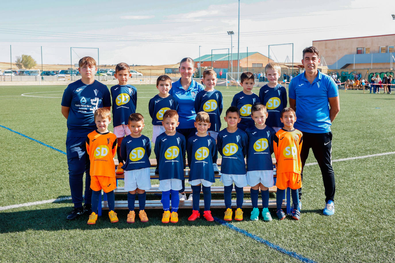 Iban (entrenador), Maria Aitor (entrenadora), Ángel (entrenador), Adrián Side, Jorge Seronero, Mateo Pérez, Jonathan García, Neizan Carretero, Álvaro Martín, Rodrigo Sánchez, Leo Álvarez, Mateo Pérez, Kylian González, Noel del Almo y Eric González.