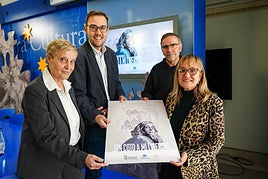 Teresa Alfonso, Ángel F. Silva, Pablo Málaga e Isabel Ortiz de Zárate.