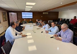 Debate del cereal en la Lonja de Salamanca.