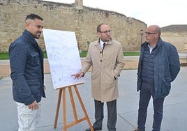 Víctor Gómez, Marcos Iglesias y Ramón Sastre en la presentación