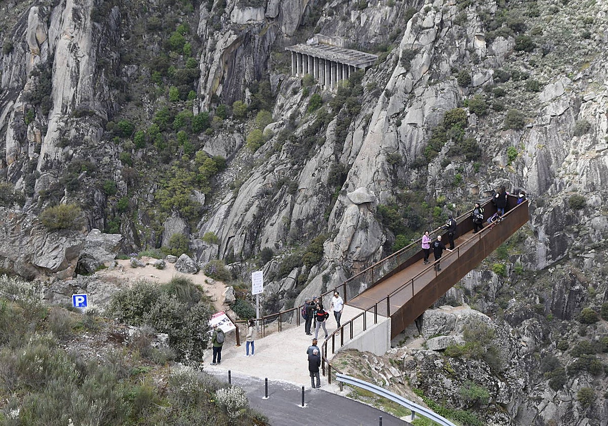 El mirador del Fraile, ubicado en Aldeadávila de la Ribera.