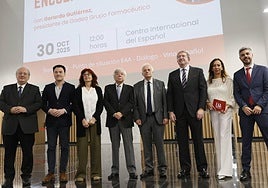 Enrique Cabero, Pedro Martínez, Marta Gutiérrez, Román Álvarez, Gerardo Gutiérrez, Isidoro Alanís, Mónica Alaejos y Ángel Hernández.