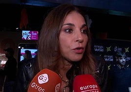 Mariló Montero, ante los medios de comunicación.