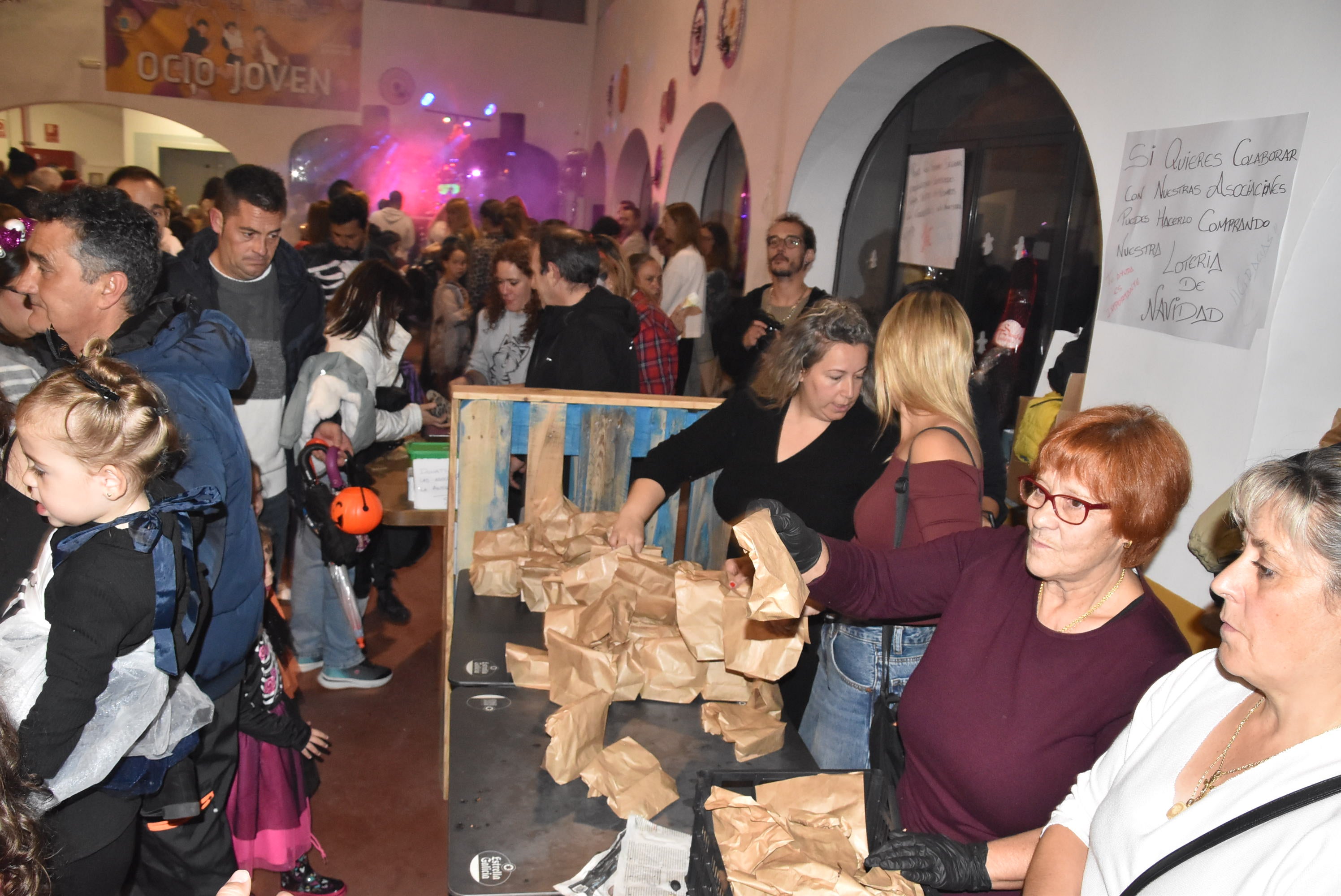 Lleno en la fiesta de Halloween celebrada en Béjar