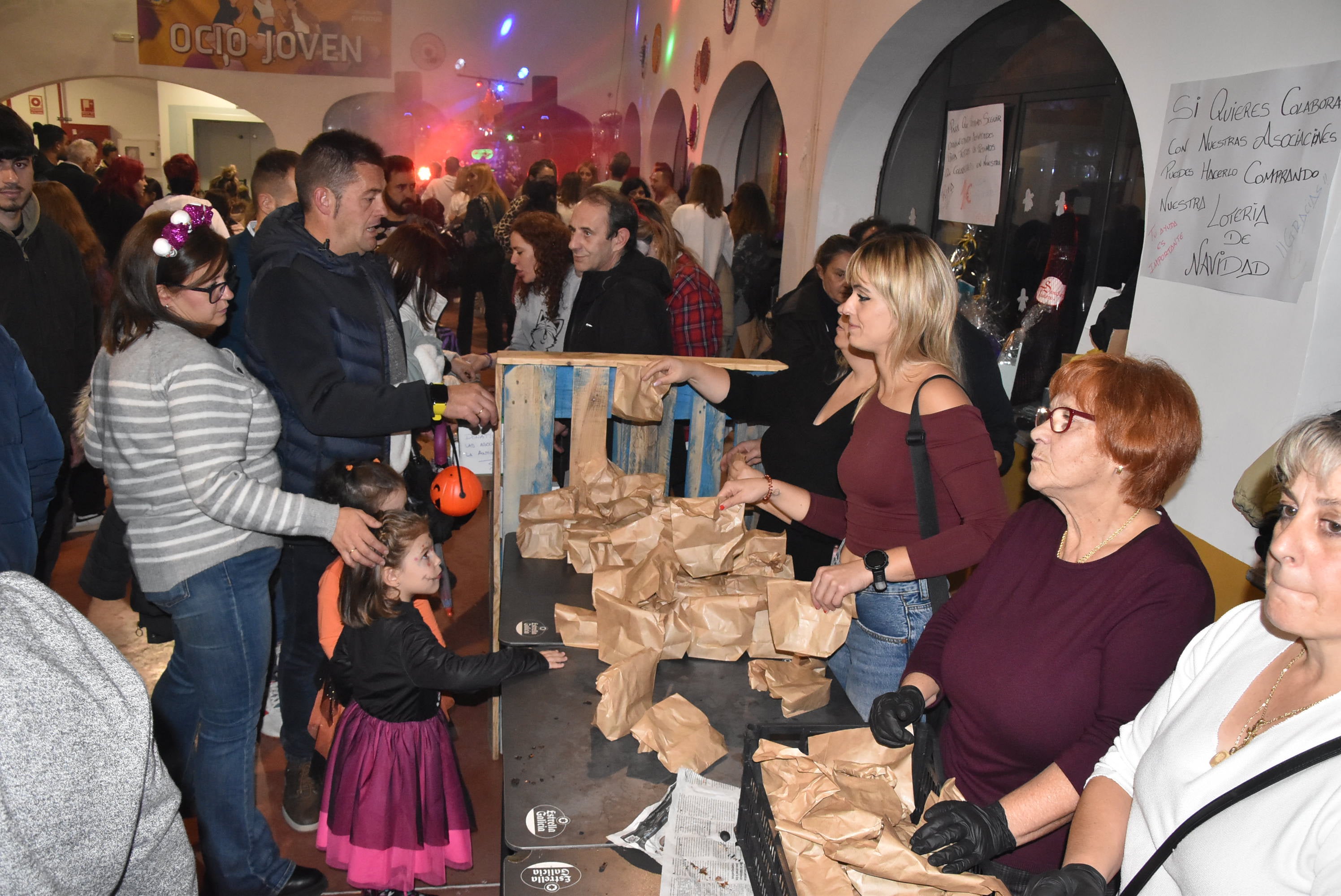 Lleno en la fiesta de Halloween celebrada en Béjar