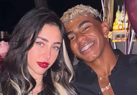 Imagen de Lamine Yamal y Nicki Nicole.