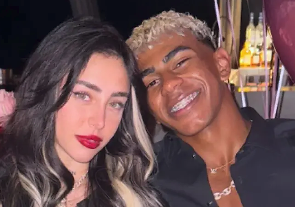 Imagen de Lamine Yamal y Nicki Nicole.