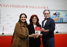 Mariola de la Fuente, Marta Gutiérrez y Juan Carlos Sánchez presentan la campaña.