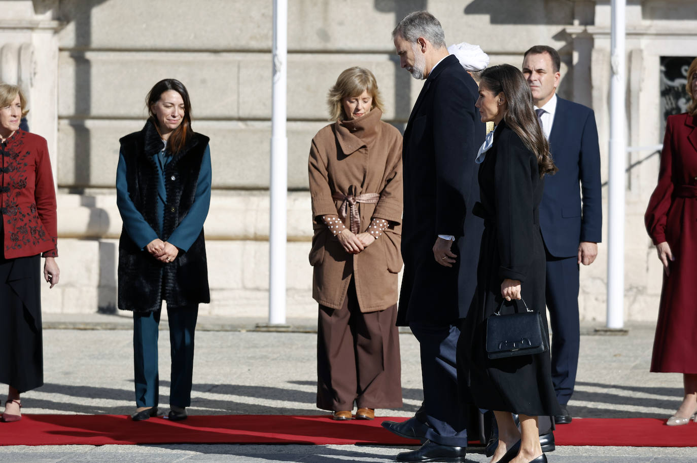 El elegante look con el que la reina Letizia ha acaparado todas las miradas del Palacio Real