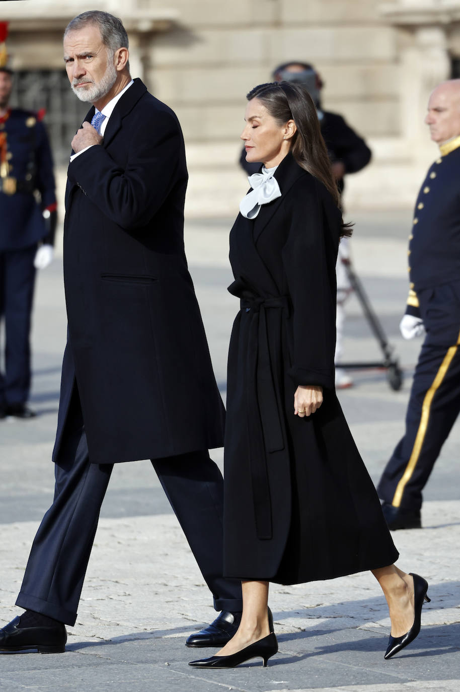 El elegante look con el que la reina Letizia ha acaparado todas las miradas del Palacio Real