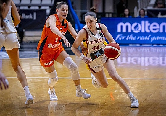 Iyana Martín en una cita con la selección española.