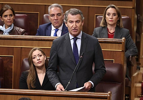 El presidente del PP, Alberto Núñez Fejióo.