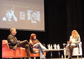 Rubén Juy, María Bueno y María Suré en el primer encuentro