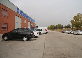 La zona del polígono de Villares de la Reina en la que está previsto construir el punto limpio.