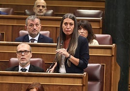 La portavoz de Junts en el Congreso, Miriam Nogueras.