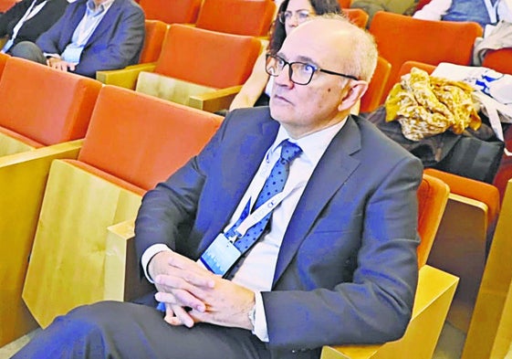 Luis Alberto Pérez Romasanta, durante el congreso de la SEOR.