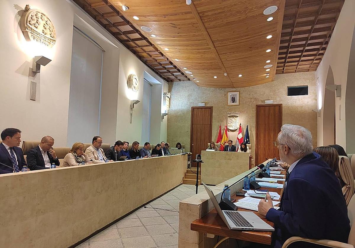 Sesión del pleno de este jueves.