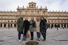 Parte de la junta directiva de la Asociación de Inmobiliarias de Salamanca:Javier Tamames, Paula Sierra Berta Hernández-Bueno, Manu Arias y Teresa Carreño.