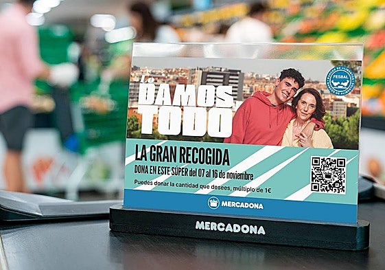 Mercadona se suma un año más a la gran recogida de alimentos organizada por FESBAL