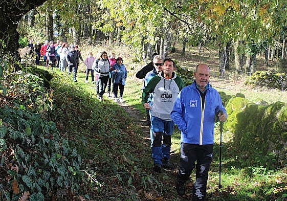 La jornada recorrió bellos parajes de Peñacaballera