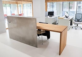 Entrada de la nueva sede del Colegio de Arquitectos.