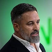 El presidente de Vox, Santiago Abascal.