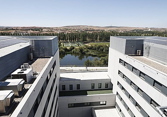 Imagen de las azoteas del Hospital de Salamanca.