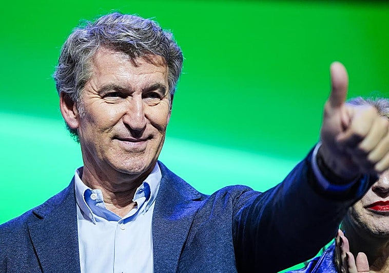 El presidente del PP, Albero Nuñez Feijoo.