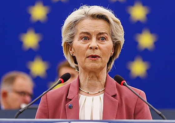 La presidenta de la Comisión Europea, Ursula von der Leyen.