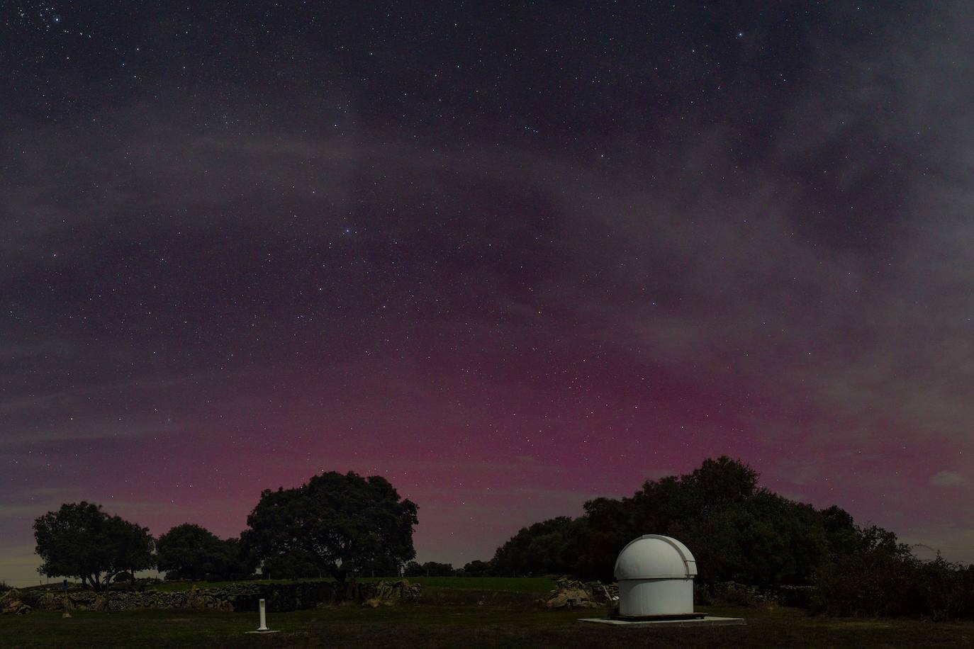 Auroras boreales sobre Salamanca: el gran espectáculo del cielo
