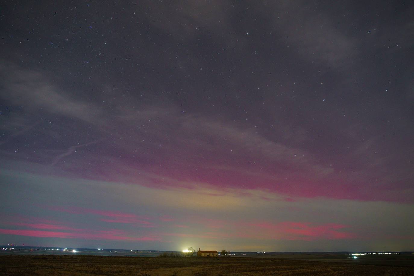 Auroras boreales sobre Salamanca: el gran espectáculo del cielo