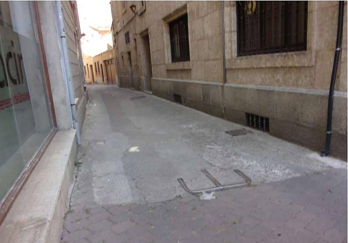 Estado actual de la calle Almendro.